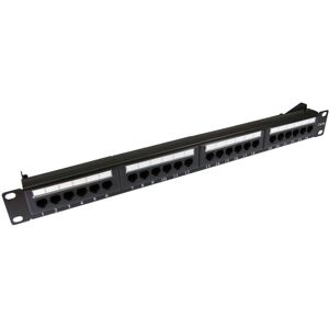 kenable Patch Panel Cat5e RJ45 19 inch Rack Mountable 24 Port & Back Bar kenable Patch Panel Cat5e RJ45 19 inch Rack Mountable 24 Port & Back Bar