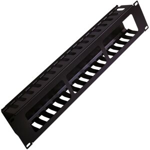 Loops 19" 2U Cable Tidy Management Rack Patch Panel Equipment Module Cover Plate Mount Loops 19" 2U Cable Tidy Management Rack Patch Panel Equipment Module Cover Plate Mount