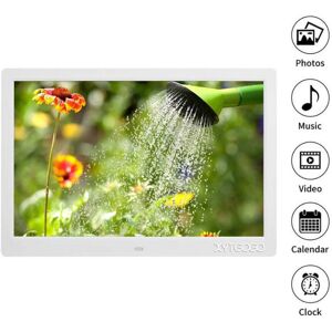 Visses (White) 10.1" HD Digital Photo Picture Frame Clock MP4 Movie Video Player Visses (White) 10.1" HD Digital Photo Picture Frame Clock MP4 Movie Video Player