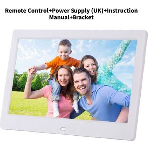 Unbranded (White) Inch Black 10 Digital Photo Frame With Music Video Calendar Alarm Clock Unbranded (White) Inch Black 10 Digital Photo Frame With Music Video Calendar Alarm Clock