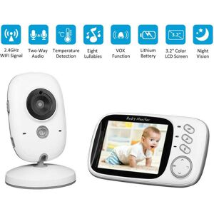 Ranpo 3.2 inch LCD Wireless Digital Video Baby Monitor Night Vision Temperature Sensor Ranpo 3.2 inch LCD Wireless Digital Video Baby Monitor Night Vision Temperature Sensor