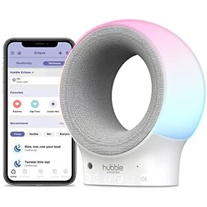 Hubble Connected Eclipse Smart Wi-Fi Audio Baby Monitor and Soother with 7 Colour Night Hubble Connected Eclipse Smart Wi-Fi Audio Baby Monitor and Soother with 7 Colour Night
