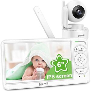 Blemil BabyMonitor with Camera and Audio, 6'' IPS Screen Baby Camera Monitor No Blemil BabyMonitor with Camera and Audio, 6'' IPS Screen Baby Camera Monitor No