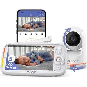 Unbranded 2K Wifi Smart Video Baby Monitor with Camera, Phone App & 5'' Screen Control, Mo Unbranded 2K Wifi Smart Video Baby Monitor with Camera, Phone App & 5'' Screen Control, Mo