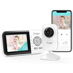 Simyke Baby Video Monitor, WiFi Baby Camera, 2.8" Screen & App Control, 1000ft R Simyke Baby Video Monitor, WiFi Baby Camera, 2.8" Screen & App Control, 1000ft R