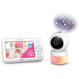 VTech KimVM5463 Baby Video Monitor with 5 Inch Monitor, Night Light, Projector and Til VTech KimVM5463 Baby Video Monitor with 5 Inch Monitor, Night Light, Projector and Til