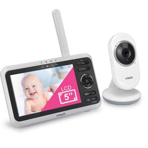 VTech VM350 Baby Monitor, 5" Screen, 1000ft Long Range, Night Vision, 2-Way Talk VTech VM350 Baby Monitor, 5" Screen, 1000ft Long Range, Night Vision, 2-Way Talk