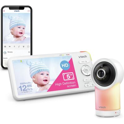 V-Tech RM5766HD Baby Monitor - 5-inch Smart Video, WiFi, Color LCD V-Tech RM5766HD Baby Monitor - 5-inch Smart Video, WiFi, Color LCD