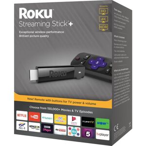 Roku Streaming Stick+ Smart Box Netflix BBC iPlayer - Black New Roku Streaming Stick+ Smart Box Netflix BBC iPlayer - Black New