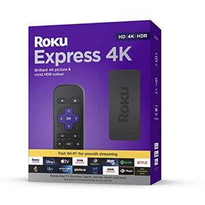 Roku Express 4K HD/4K/HDR Streaming Media Player, Black Roku Express 4K HD/4K/HDR Streaming Media Player, Black