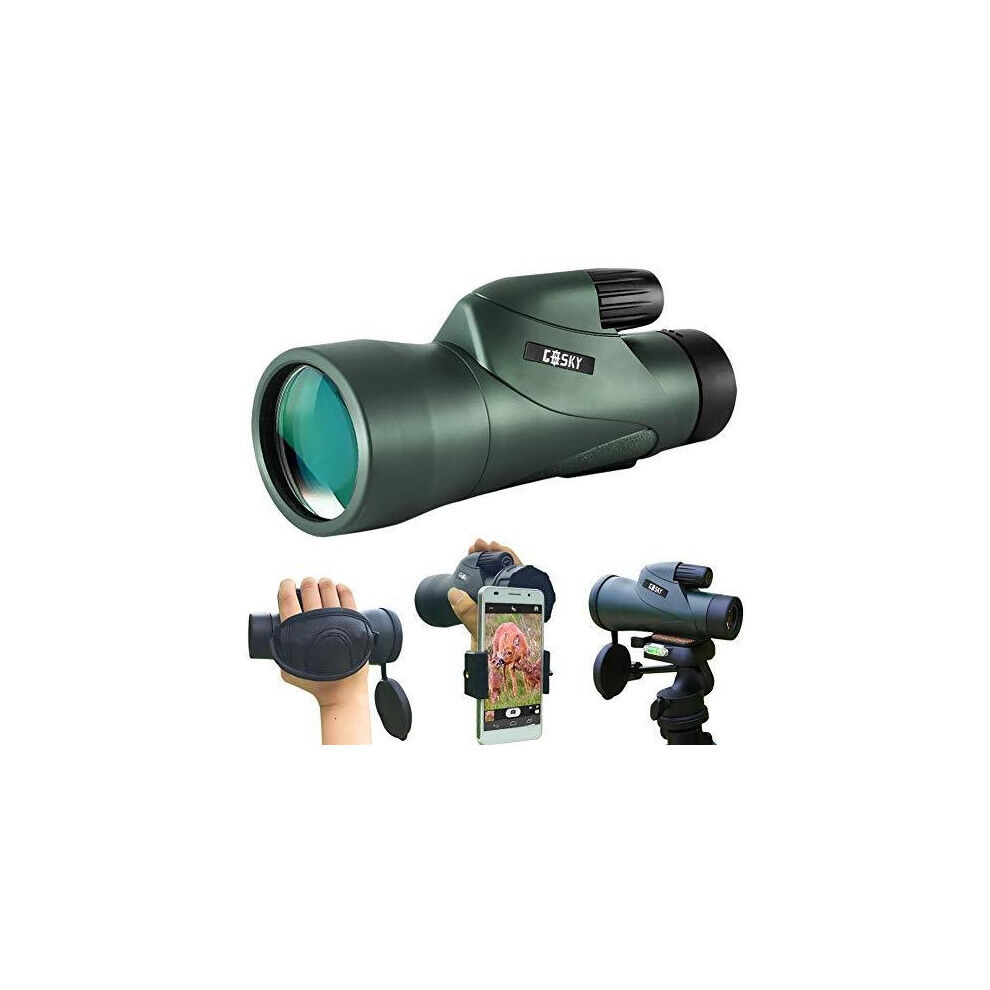 Gosky 12x55 High Definition Monocular Telescope and Quick Smartphone Holder - 20