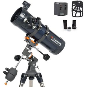 Celestron AstroMaster 114EQ Telescope with Motor Drive & Smartphone Adapter - 11 Celestron AstroMaster 114EQ Telescope with Motor Drive & Smartphone Adapter - 11