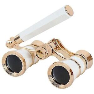 Unbranded 3x25 Binoculars Metal Opera Theater Glasses Coated Lens Red Telescope W/ Handle Unbranded 3x25 Binoculars Metal Opera Theater Glasses Coated Lens Red Telescope W/ Handle
