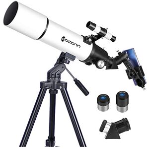 EACONN Telescopes for Adults Astronomy, 80mm Aperture 600mm Refractor Telescope for Kid EACONN Telescopes for Adults Astronomy, 80mm Aperture 600mm Refractor Telescope for Kid