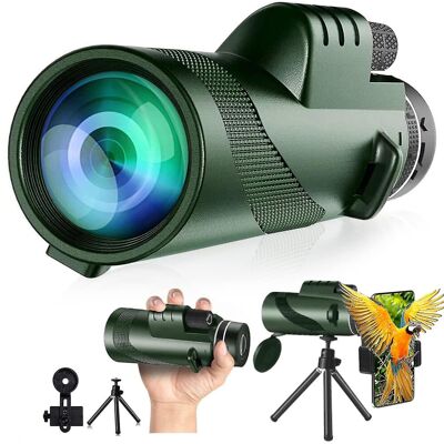 Unbranded REFURBISHED 80x100 High Power Monocular Telescope - Amesedak Compact Unbranded REFURBISHED 80x100 High Power Monocular Telescope - Amesedak Compact