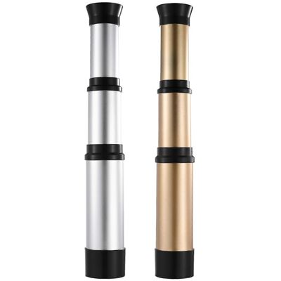 Kricely (As show, One size) 2pcs Monocular Telescope Handheld Telescopes Pirate Toys Kid Kricely (As show, One size) 2pcs Monocular Telescope Handheld Telescopes Pirate Toys Kid