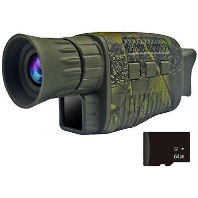 Kikidex (As show, One size) Thermal Imager 5x Digital Night Monocular Zoom Infrared Hunt Kikidex (As show, One size) Thermal Imager 5x Digital Night Monocular Zoom Infrared Hunt
