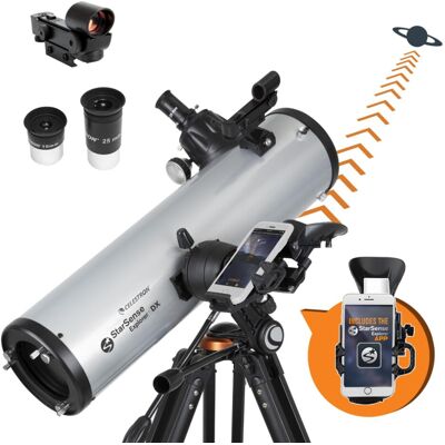 Celestron 22461 StarSense Explore DX 130 Newtonian Reflector Telescope with Smar Celestron 22461 StarSense Explore DX 130 Newtonian Reflector Telescope with Smar