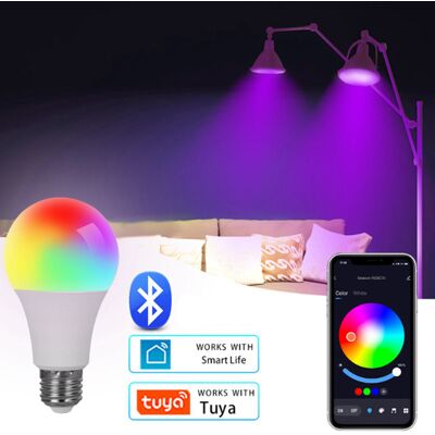 Unbranded 2X Tuya Wifi LED Bulb 220-240V 15W E27 Dimmable Bulb Support Voice Control Hom Unbranded 2X Tuya Wifi LED Bulb 220-240V 15W E27 Dimmable Bulb Support Voice Control Hom