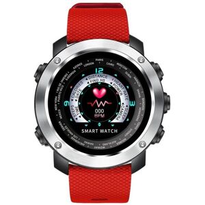 GreenZech (Silver+Red) Smart Watch Heart Rate Monitor Fitness Tracker GreenZech (Silver+Red) Smart Watch Heart Rate Monitor Fitness Tracker