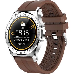 GreenZech (Silver Brown) 1.3-Inch Touch Smart Watch IP67 Waterproof Fitness Tracker Sports GreenZech (Silver Brown) 1.3-Inch Touch Smart Watch IP67 Waterproof Fitness Tracker Sports