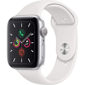 REFURBISHED Apple Watch Series 5 44mm (GPS) - Silver Aluminium Case with White Sport Band (R REFURBISHED Apple Watch Series 5 44mm (GPS) - Silver Aluminium Case with White Sport Band (R