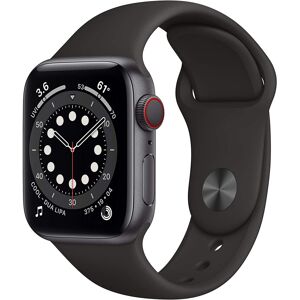REFURBISHED Apple Watch Series 6 (GPS + Cellular, 40mm) - Space Gray Aluminum Case with Blac REFURBISHED Apple Watch Series 6 (GPS + Cellular, 40mm) - Space Gray Aluminum Case with Blac