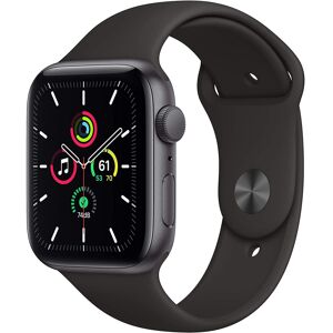 REFURBISHED Apple Watch SE (GPS, 44mm) - Space Gray Aluminum Case with Black Sport Band GPS REFURBISHED Apple Watch SE (GPS, 44mm) - Space Gray Aluminum Case with Black Sport Band GPS