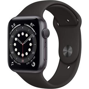 REFURBISHED Refurbished Apple Watch Series 6 (GPS, 44mm) - Space Gray Aluminum Case with Bla REFURBISHED Refurbished Apple Watch Series 6 (GPS, 44mm) - Space Gray Aluminum Case with Bla