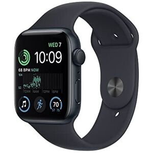 REFURBISHED Apple Watch SE (2nd generation) (GPS, 44mm) Smart watch - Midnight Aluminium Cas REFURBISHED Apple Watch SE (2nd generation) (GPS, 44mm) Smart watch - Midnight Aluminium Cas