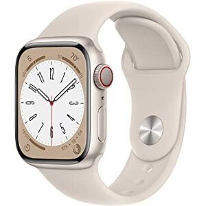 REFURBISHED Apple Watch Series 8 (GPS + Cellular 41mm) Smart watch - Starlight Aluminium Cas REFURBISHED Apple Watch Series 8 (GPS + Cellular 41mm) Smart watch - Starlight Aluminium Cas