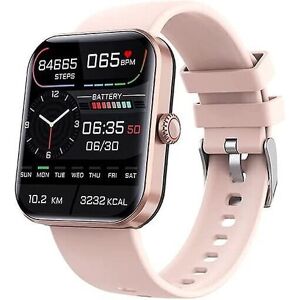 Unbranded (Pink) F57l Blood Glucose Monitoring Smartwatch, Fitness Tracker With Blood Pres Unbranded (Pink) F57l Blood Glucose Monitoring Smartwatch, Fitness Tracker With Blood Pres