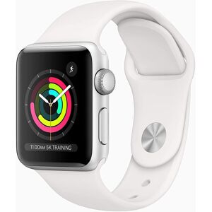 REFURBISHED Apple Watch Series 3 38mm (A1858) Silver Aluminium Case with White Sport Band MT REFURBISHED Apple Watch Series 3 38mm (A1858) Silver Aluminium Case with White Sport Band MT