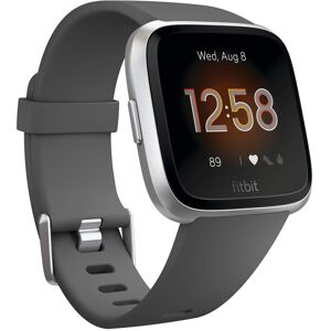 Fitbit Versa Lite 40mm silver dial, black silicone strap, smartwatch Fitbit Versa Lite 40mm silver dial, black silicone strap, smartwatch