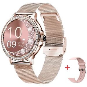 Maxpower (Rosegold) Rosegold Smart Watch For Lady Bluetooth Call 100+Sports Mode Fitness Maxpower (Rosegold) Rosegold Smart Watch For Lady Bluetooth Call 100+Sports Mode Fitness