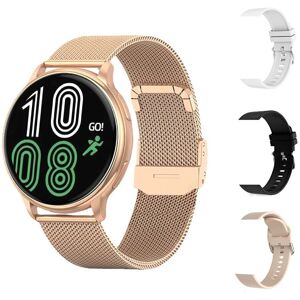 Aihontai (gold add 3 strap) 2023 Smart Watch Round Women Waterproof Smartwatch Men Women Aihontai (gold add 3 strap) 2023 Smart Watch Round Women Waterproof Smartwatch Men Women