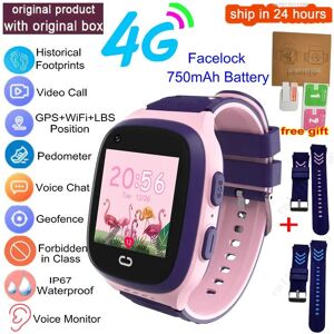 Aihontai (add blue pink strap, Asia Version) Kids Smart Watch 4G GPS Wifi Video Call SOS Aihontai (add blue pink strap, Asia Version) Kids Smart Watch 4G GPS Wifi Video Call SOS
