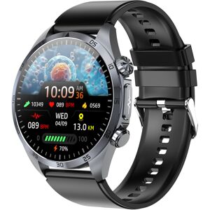 GOPLUSHTOY (Black Silicone) Smart Watch Amoled Screen ECG Chip Blood Pressure Oxyegn Health GOPLUSHTOY (Black Silicone) Smart Watch Amoled Screen ECG Chip Blood Pressure Oxyegn Health