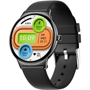 GOPLUSHTOY (Black Silicone) Women Smart Watch Bluetooth Call Blood Oxygen Health Monitor fo GOPLUSHTOY (Black Silicone) Women Smart Watch Bluetooth Call Blood Oxygen Health Monitor fo