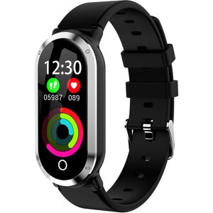 GreenZech (Silver+Black) 0.96" TFT Color Screen Waterproof Smart Watch Heart Rate Fitness GreenZech (Silver+Black) 0.96" TFT Color Screen Waterproof Smart Watch Heart Rate Fitness