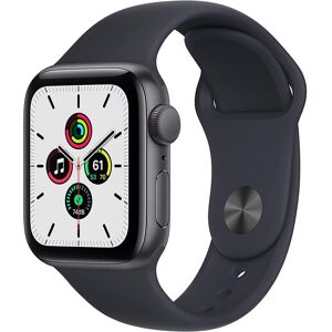 REFURBISHED Apple Watch SE (GPS 44mm) - Space Gray Aluminum Case with Midnight Sport Band ( REFURBISHED Apple Watch SE (GPS 44mm) - Space Gray Aluminum Case with Midnight Sport Band (