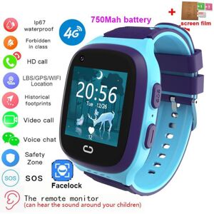 Unbranded (blue) 4G Kids Smart Watch With Wifi SOS GPS Tracker Video Call HD Touch Screen Unbranded (blue) 4G Kids Smart Watch With Wifi SOS GPS Tracker Video Call HD Touch Screen