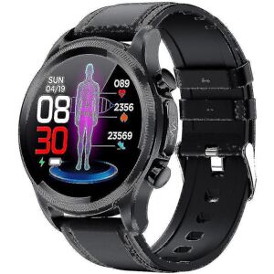 Unbranded (Black Leather) 2023 Blood Glucose Smart Watch Ecg ppg Monitoring Blood Pressure Unbranded (Black Leather) 2023 Blood Glucose Smart Watch Ecg ppg Monitoring Blood Pressure