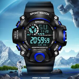 Maxpower (blue) Fashion Multifunction Sports Watch Display Date Calendar Week Alarm Unise Maxpower (blue) Fashion Multifunction Sports Watch Display Date Calendar Week Alarm Unise