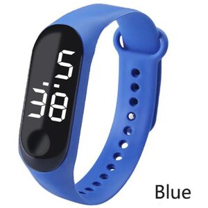 Maxpower (blue) 6 Color Led Digital Watch Touch Screen Wrist Watch Bracelet Sports Casual Maxpower (blue) 6 Color Led Digital Watch Touch Screen Wrist Watch Bracelet Sports Casual