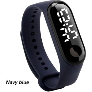Maxpower (navy blue) 6 Color Led Digital Watch Touch Screen Wrist Watch Bracelet Sports C Maxpower (navy blue) 6 Color Led Digital Watch Touch Screen Wrist Watch Bracelet Sports C