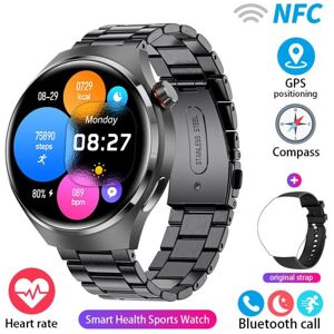 Maxpower (black, steel) Zodvboz Nfc Smart Watch Men Watch 4 Pro Amoled Hd Screen Heart Ra Maxpower (black, steel) Zodvboz Nfc Smart Watch Men Watch 4 Pro Amoled Hd Screen Heart Ra