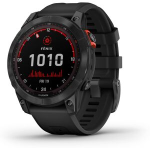 Garmin fēnix 7 Solar Multisport GPS Watch, Black with Silicone Band (Renewed) Garmin fēnix 7 Solar Multisport GPS Watch, Black with Silicone Band (Renewed)