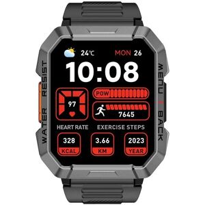 Blackview Military Smart Watch Men(Answer/Make Call)Smartwatch With Compass/LED Flashlight Blackview Military Smart Watch Men(Answer/Make Call)Smartwatch With Compass/LED Flashlight