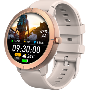 Chronus Smartwatch DM76 GPS 5ATM Waterproof AMOLED Display Sports Watch(Rose) Chronus Smartwatch DM76 GPS 5ATM Waterproof AMOLED Display Sports Watch(Rose)